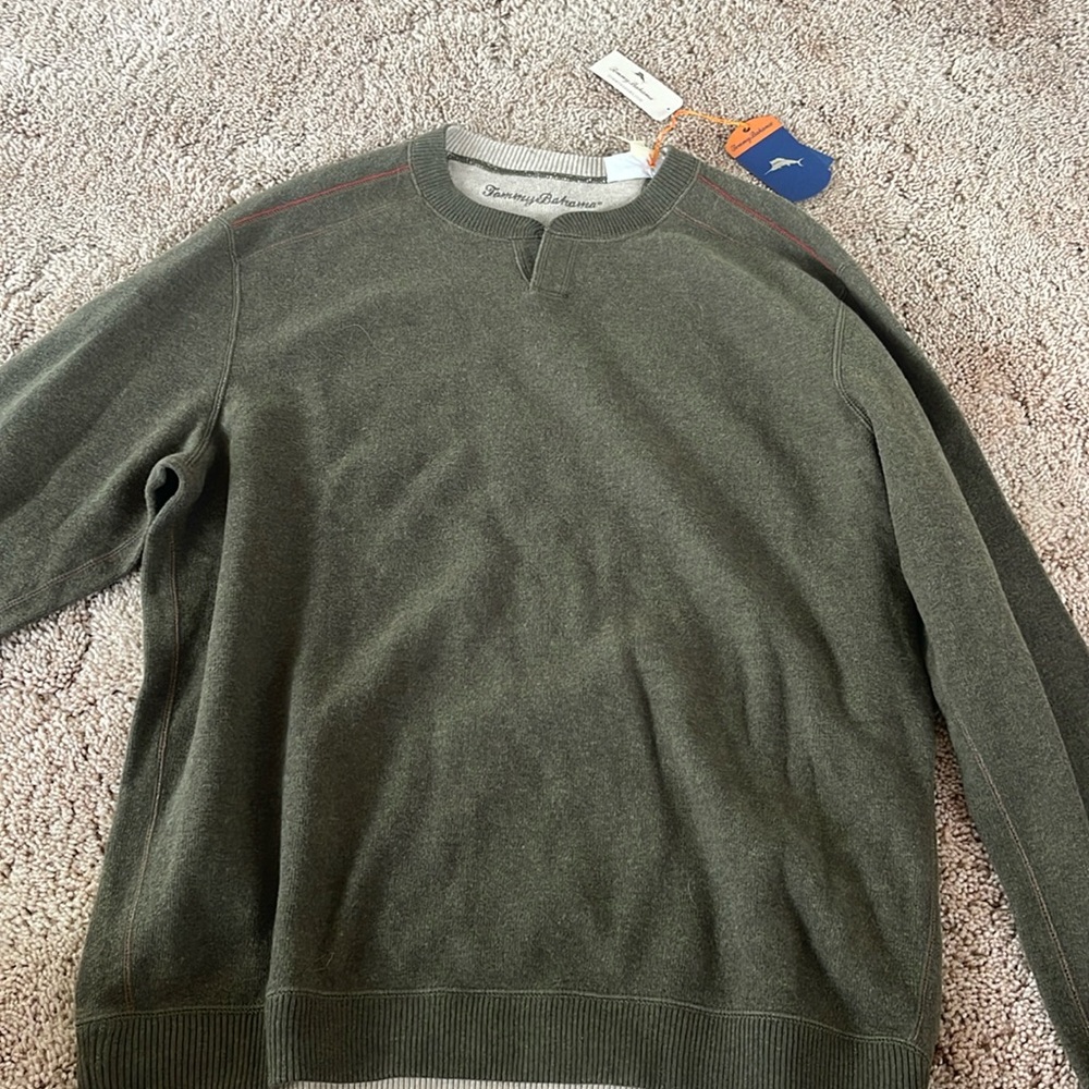 Tommy Bahama reversible sweater